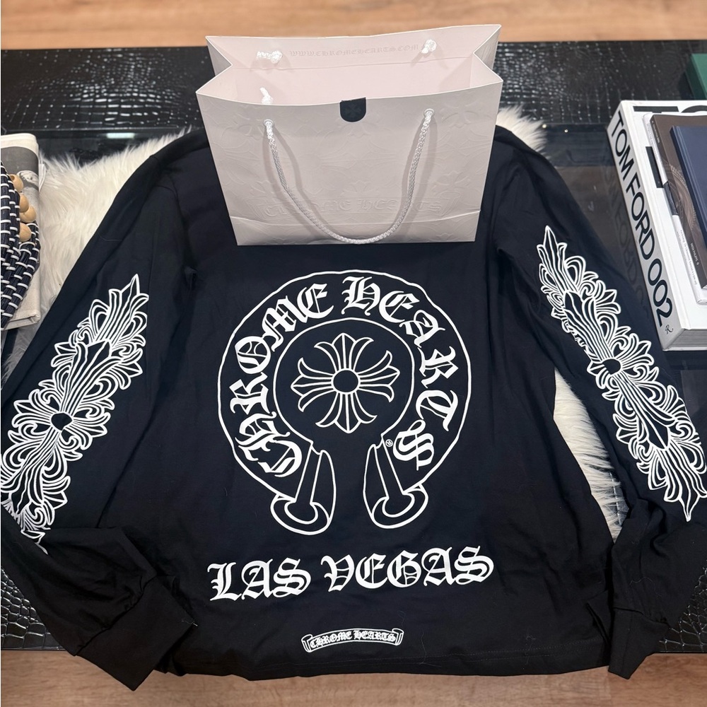 Authentic & Brand New Chrome Hearts Las Vegas Floral Long Tee Size XL